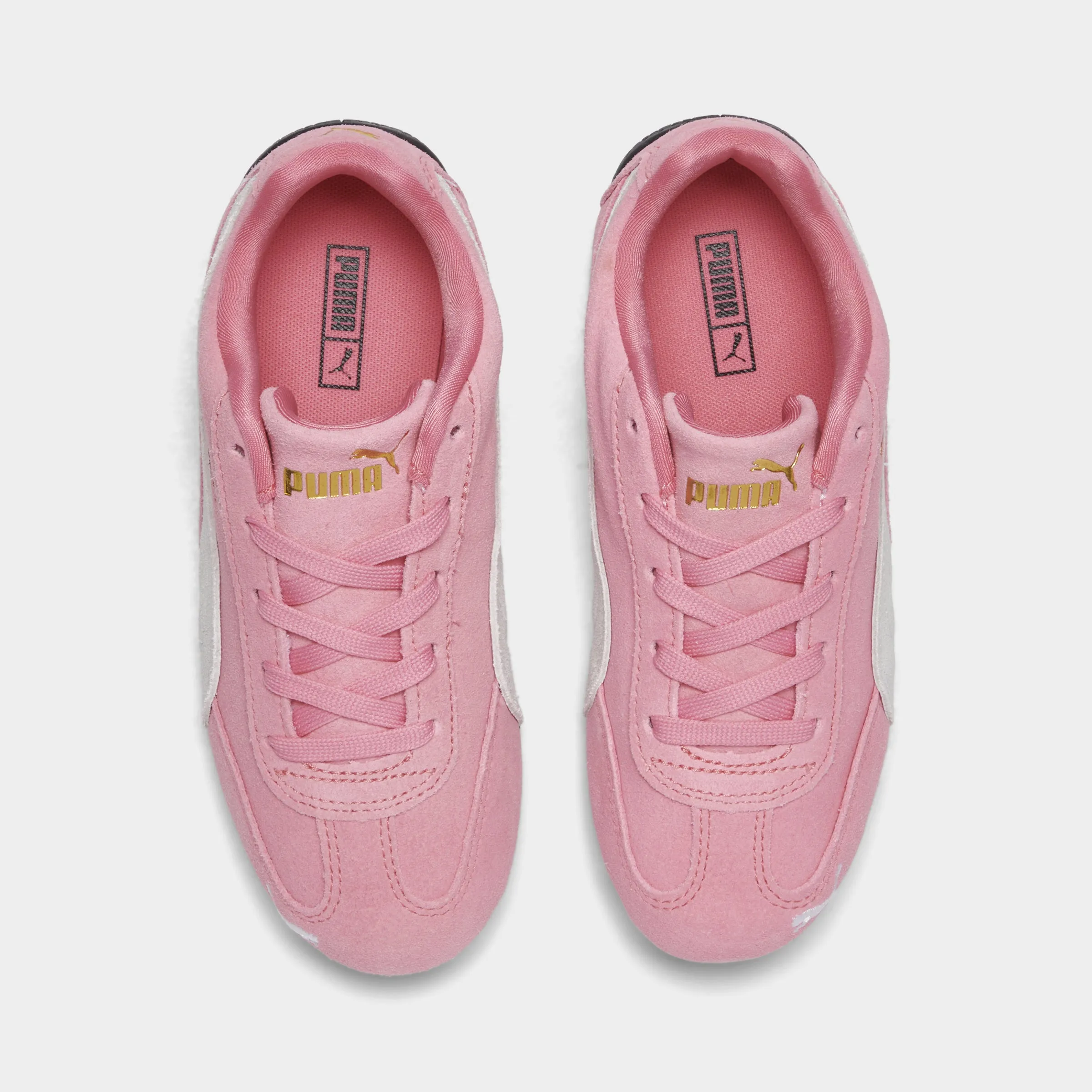 Canvas Upper Walkable Comfort PUMA Juniors' Speedcat Magic Rose / White