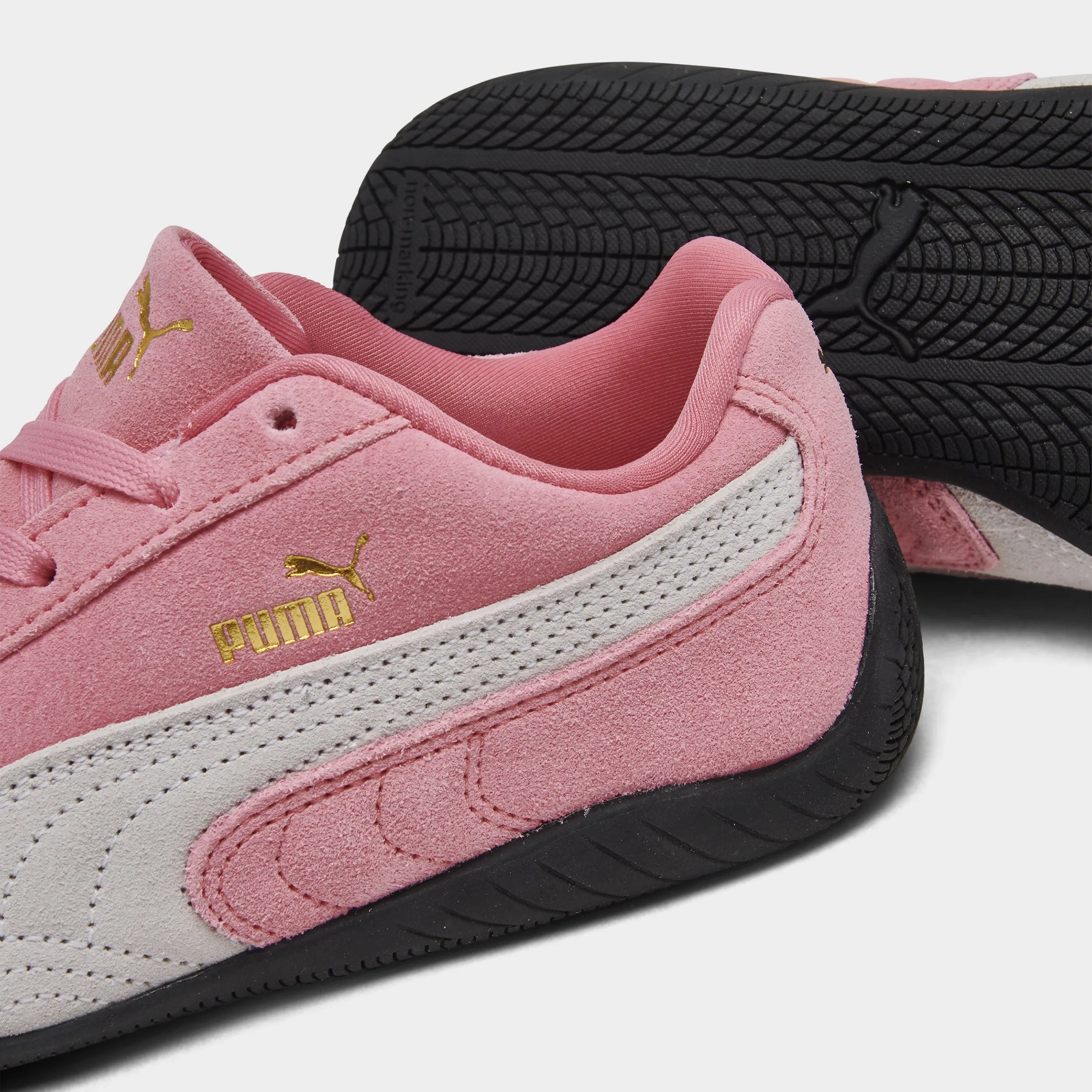 PUMA Juniors' Speedcat Magic Rose / White Sandals style