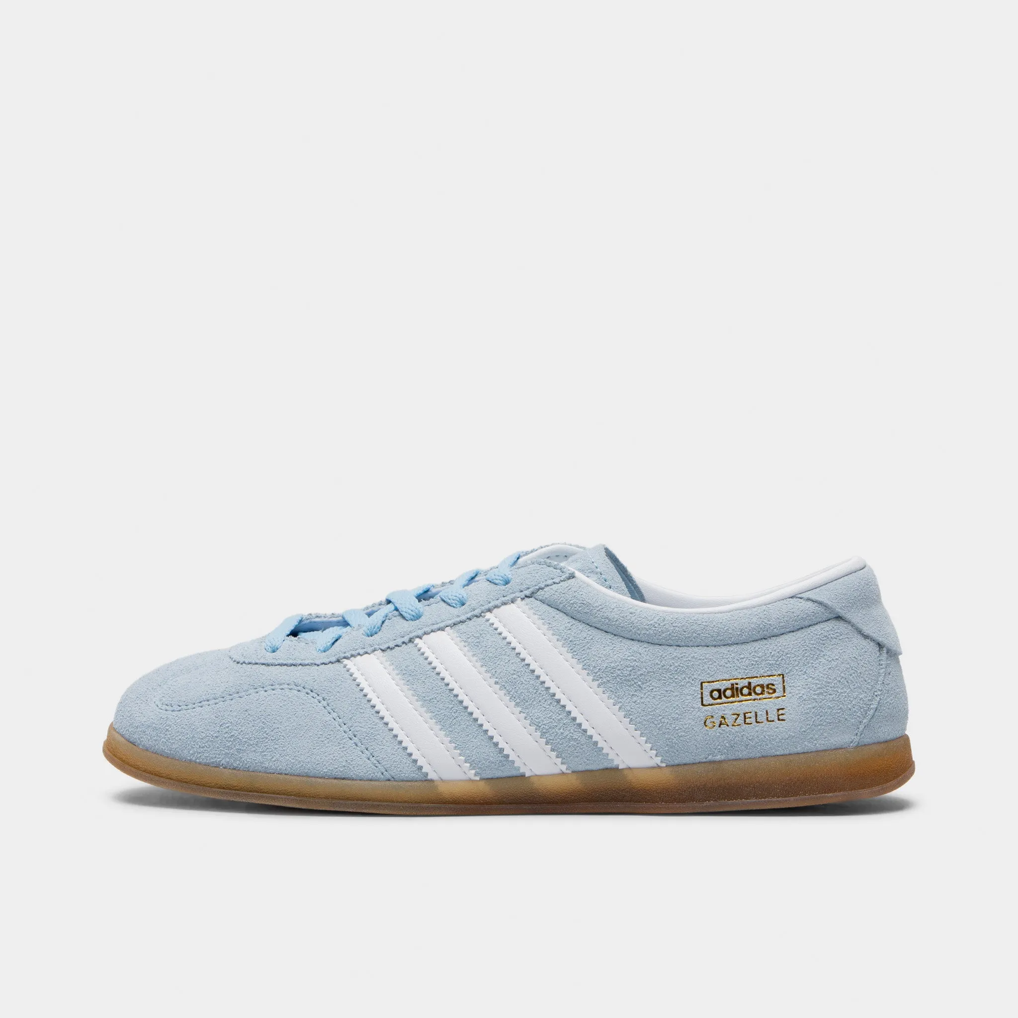 adidas Originals Women's Gazelle Lo Pro Clear Sky / White - Gum Teen Trend