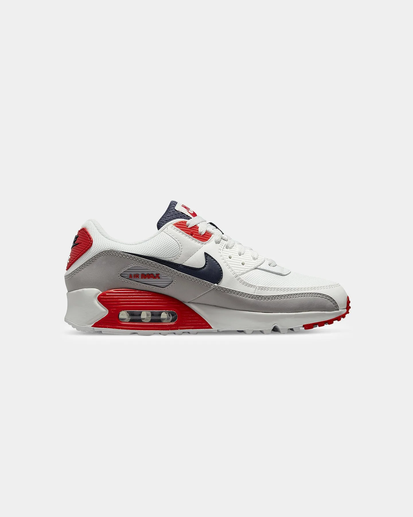 Step Tall Trendy Nike Air Max 90 Summit White/Thunder Blue/Cement Grey