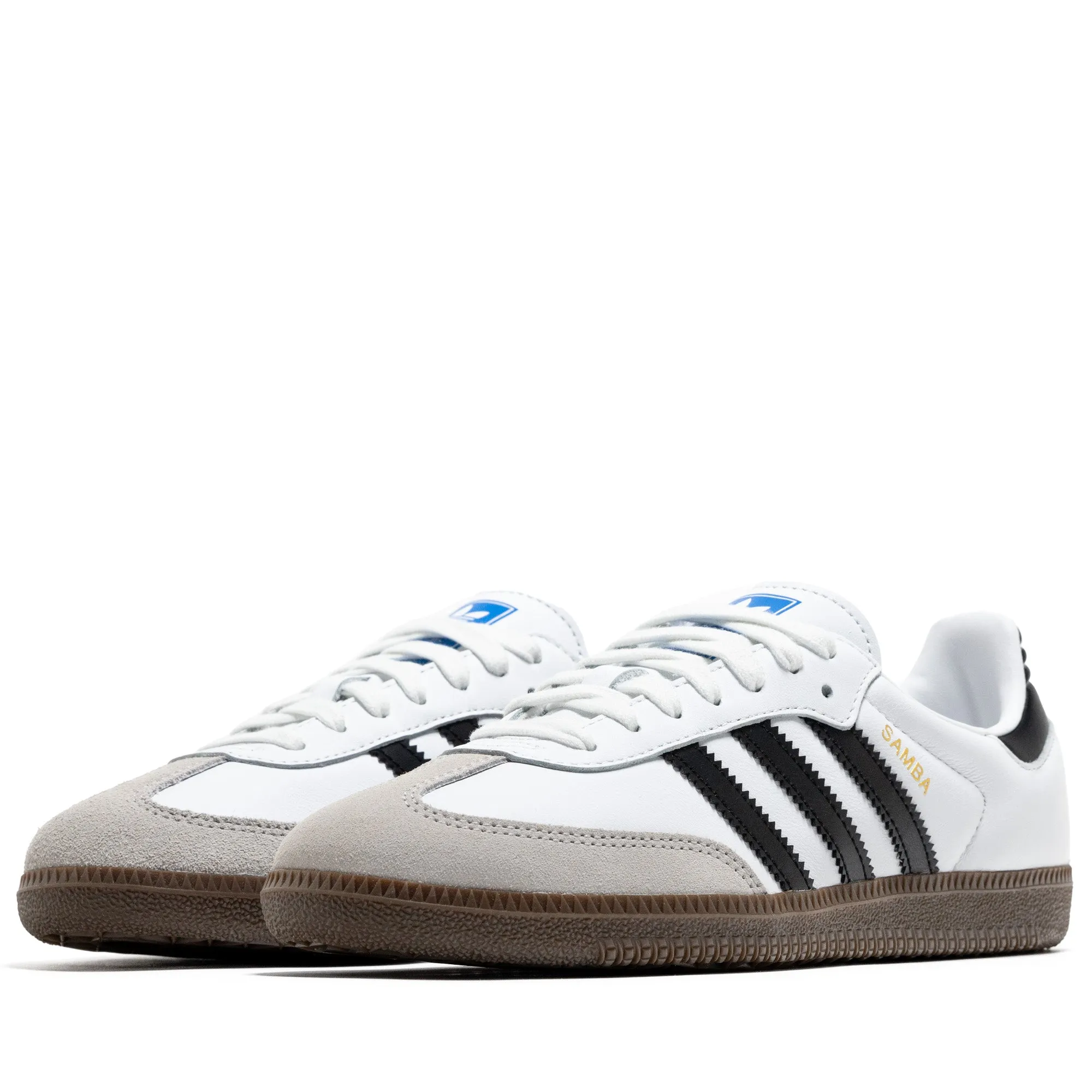 Women's Adidas Samba OG - Cloud White/Core Black Grip Ready Wear ease