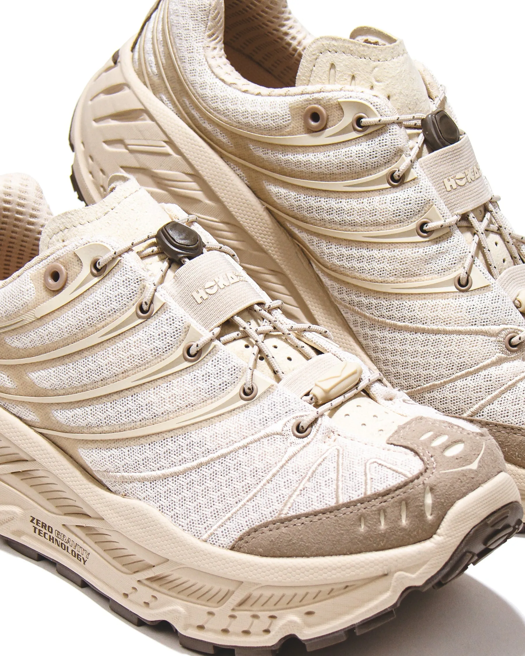 rhinestone - decorated running shoes heavy - duty - upper - feature shoes Hoka One One Men Stinson EVO OG Oat 1155350-OTTM