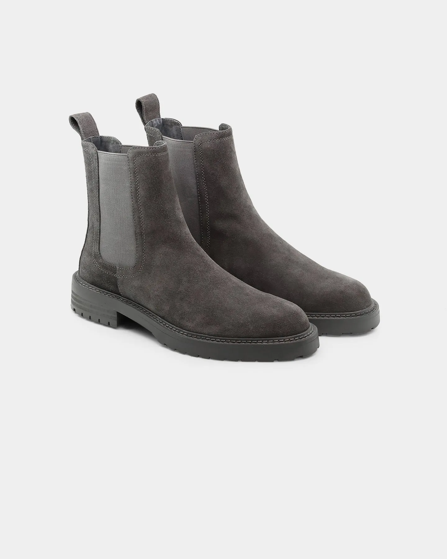 Saint Morta Chunky Chelsea Boot Dark Grey Mom Safe Easy Wear
