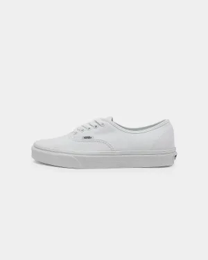 Vans Authentic White/White Mid Top Long Move