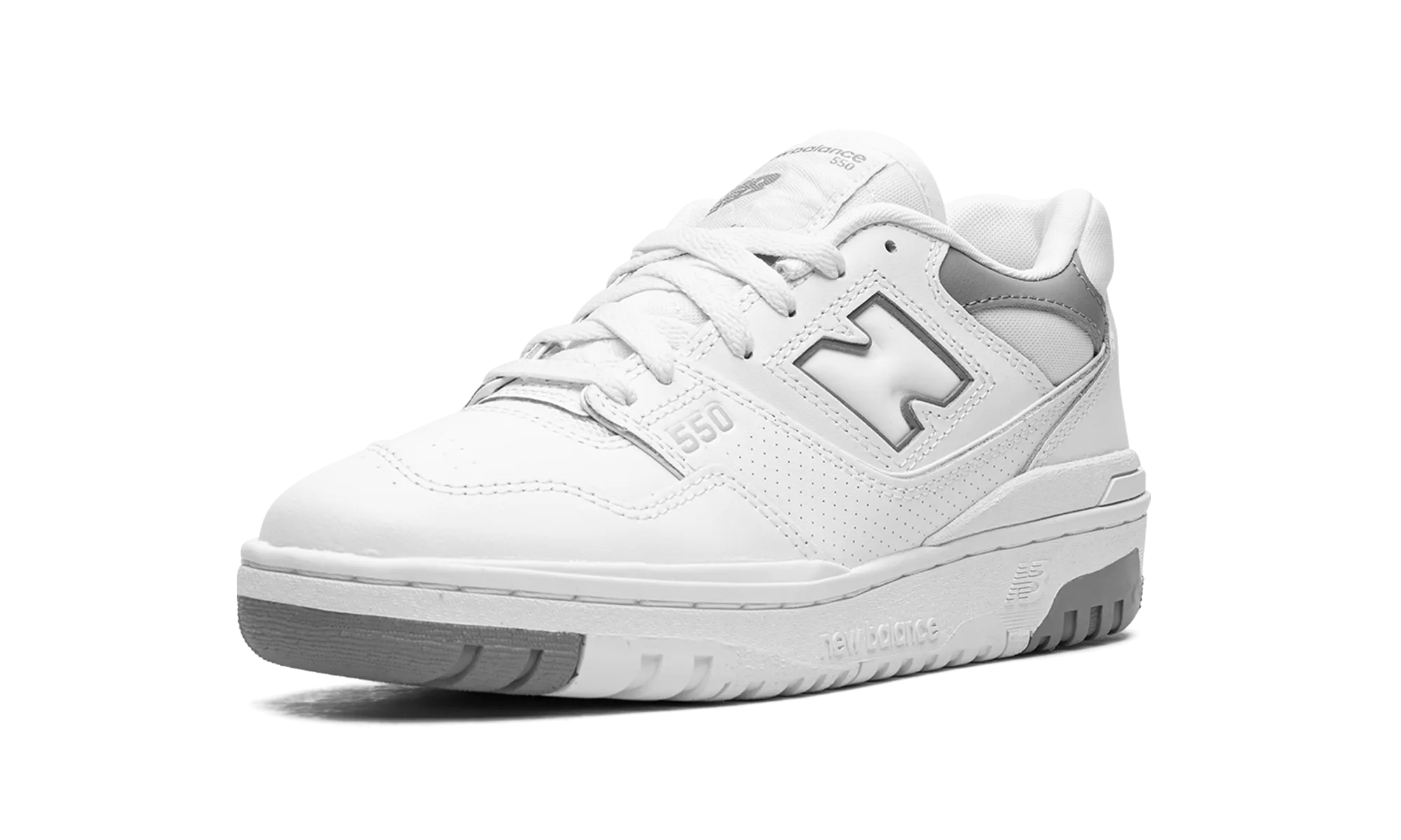 left - foot Comfort Stitching 550 "White Grey Cream"
