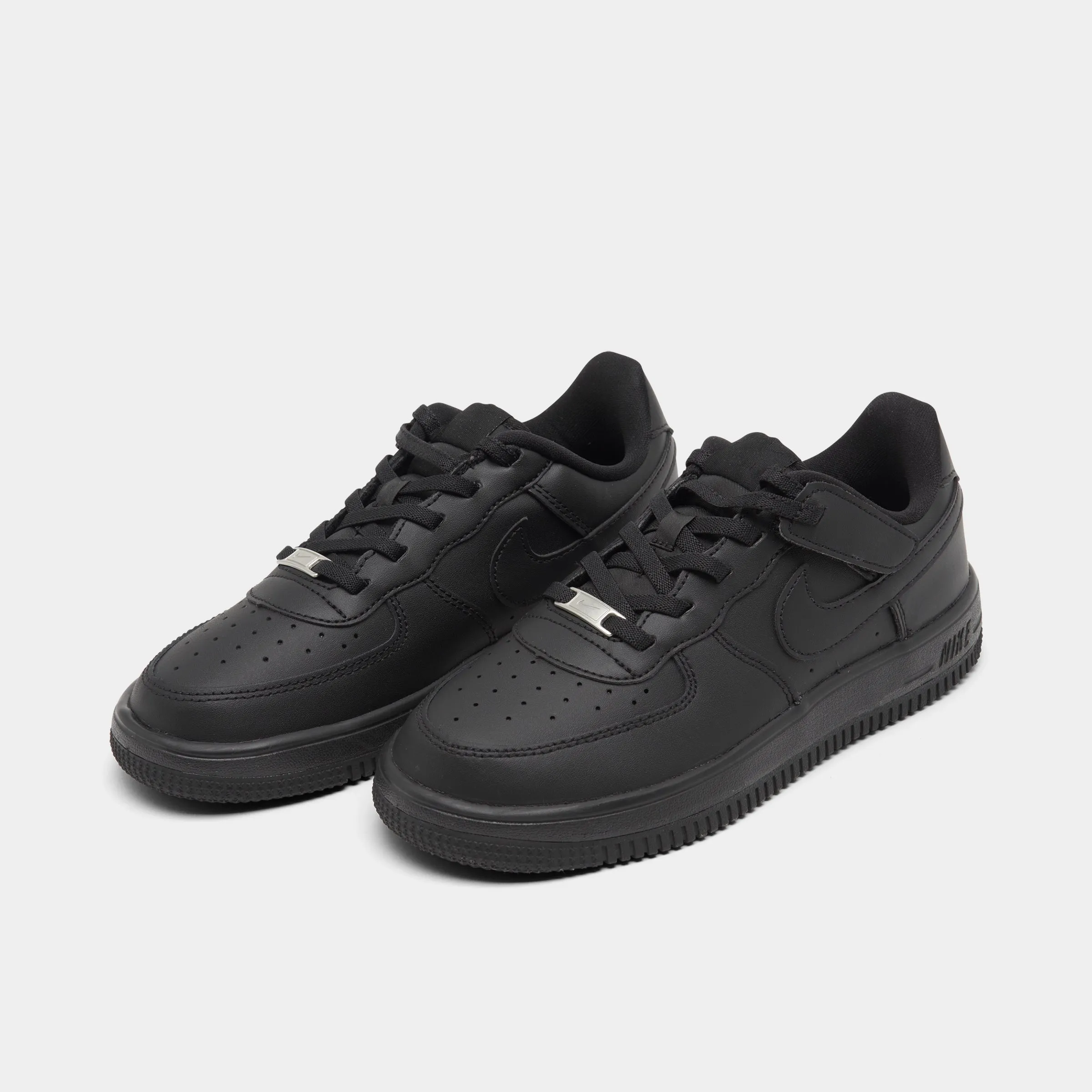 Nike Air Force 1 Low EasyOn PS Black / Black Easy Fit Shoes Smooth Fit
