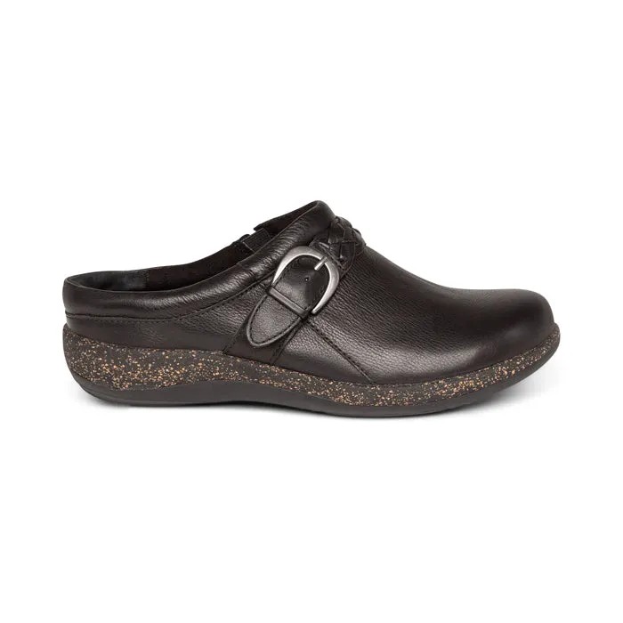 Womens Aetrex Libby Black Natural Flow