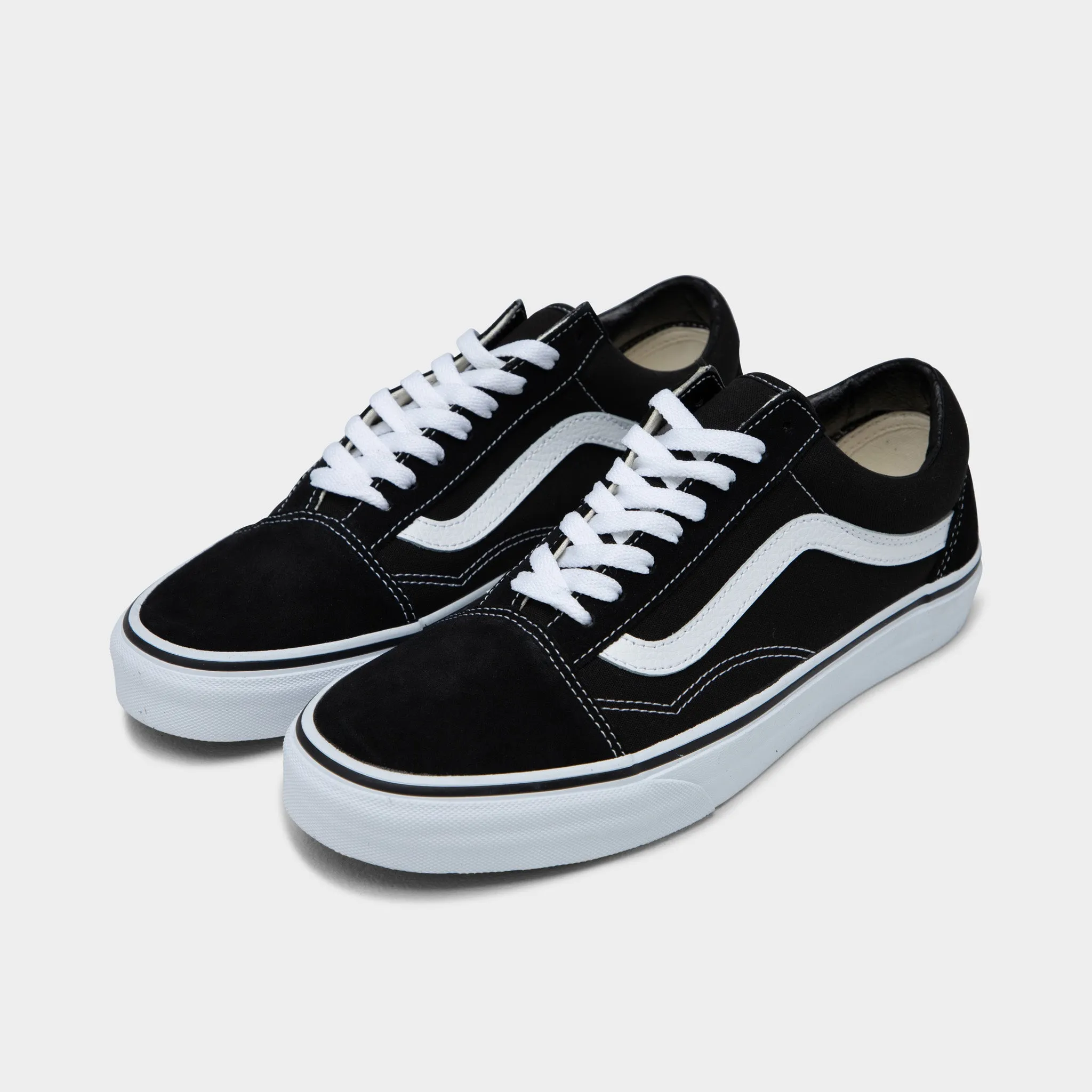 Knit Design Wood Step Vans Old Skool Black / White