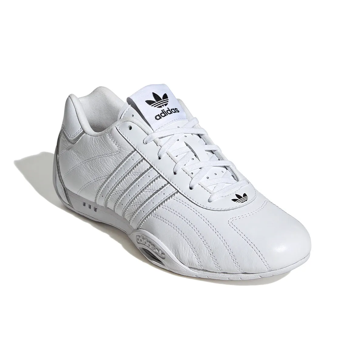 Wmns Adi Racer Lo 'Cloud White Silver Metallic' embossed