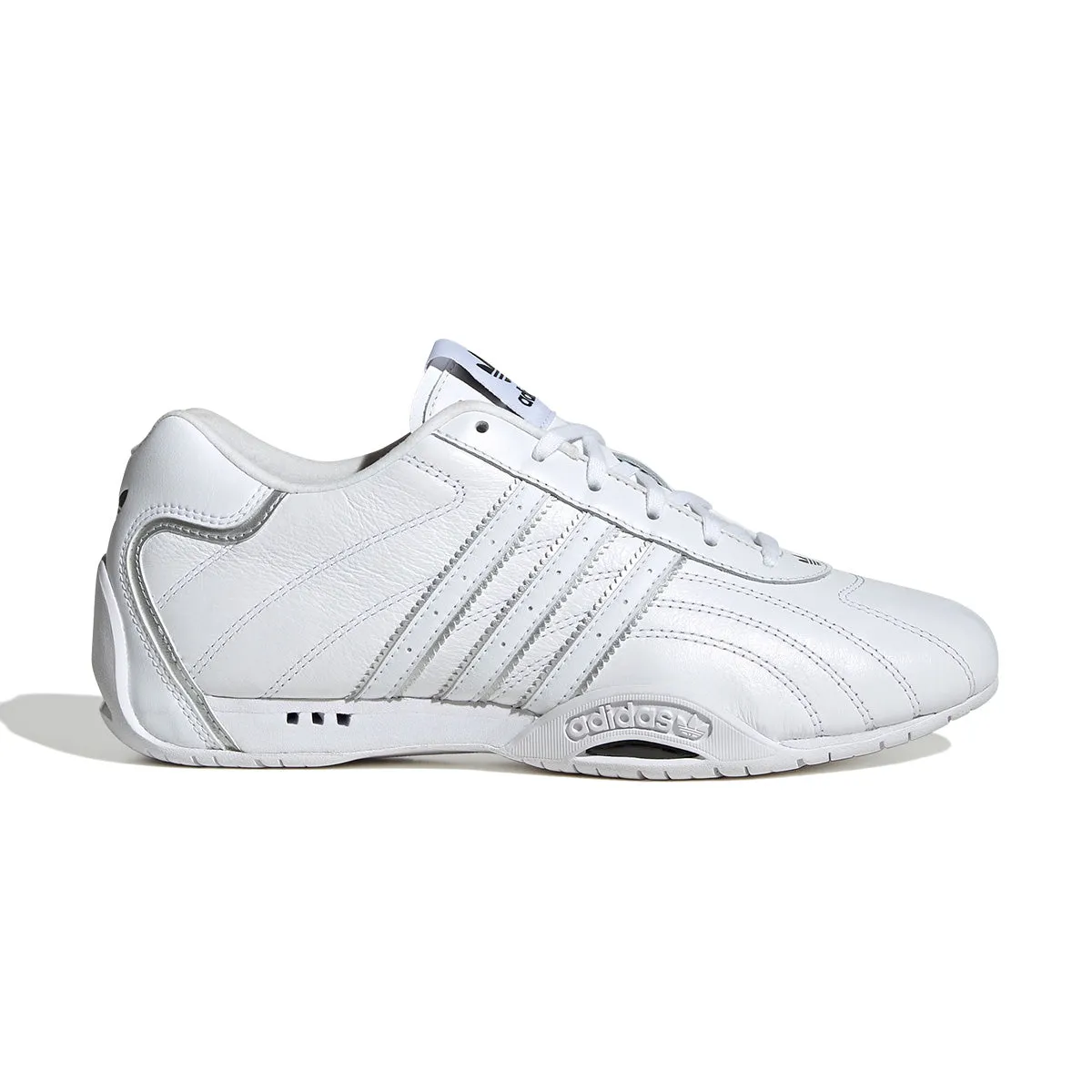 representative work - appropriate Wmns Adi Racer Lo 'Cloud White Silver Metallic'