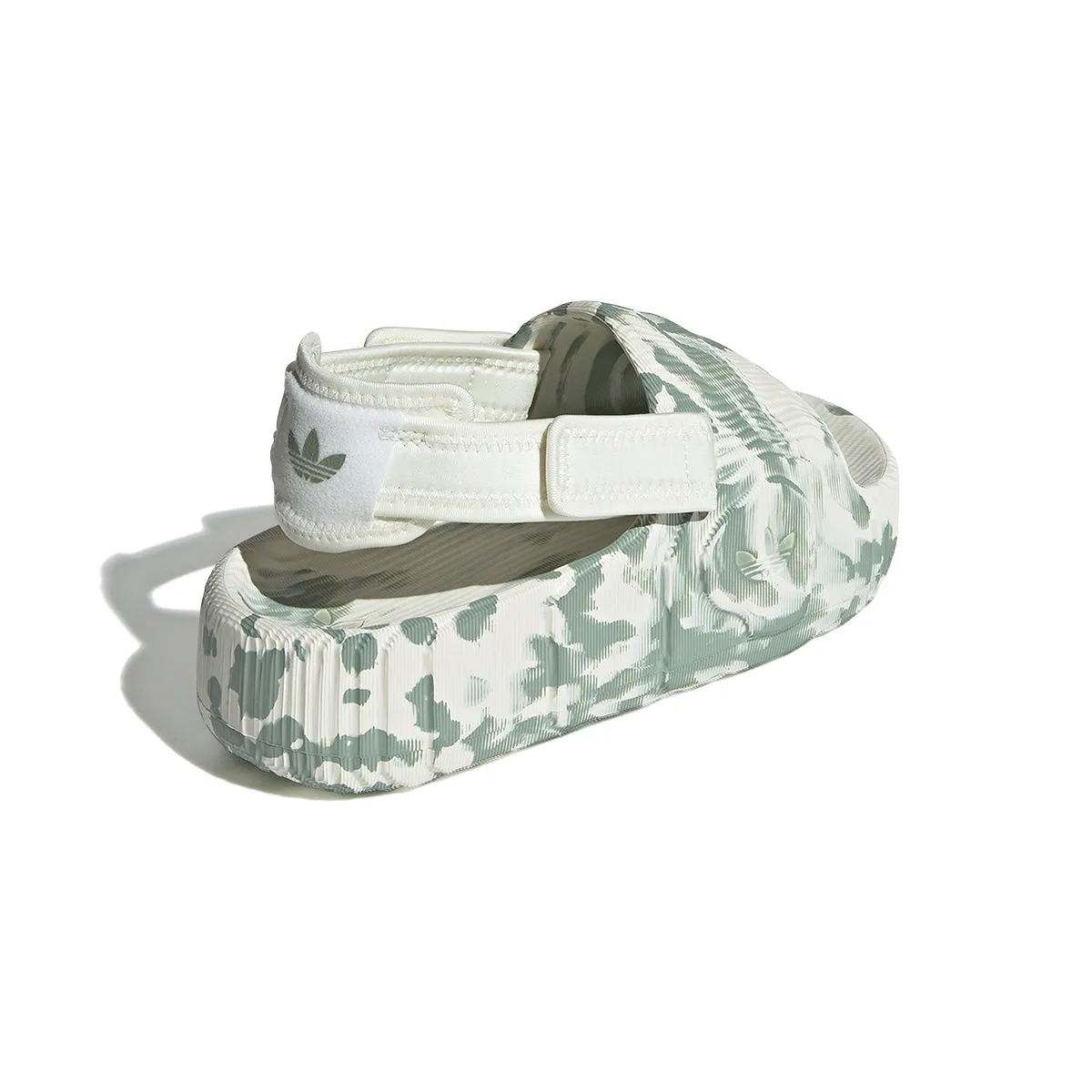 Wmns Adilette 22 XLG 'Off White Silver Green' Timeless Support Iconic Piece