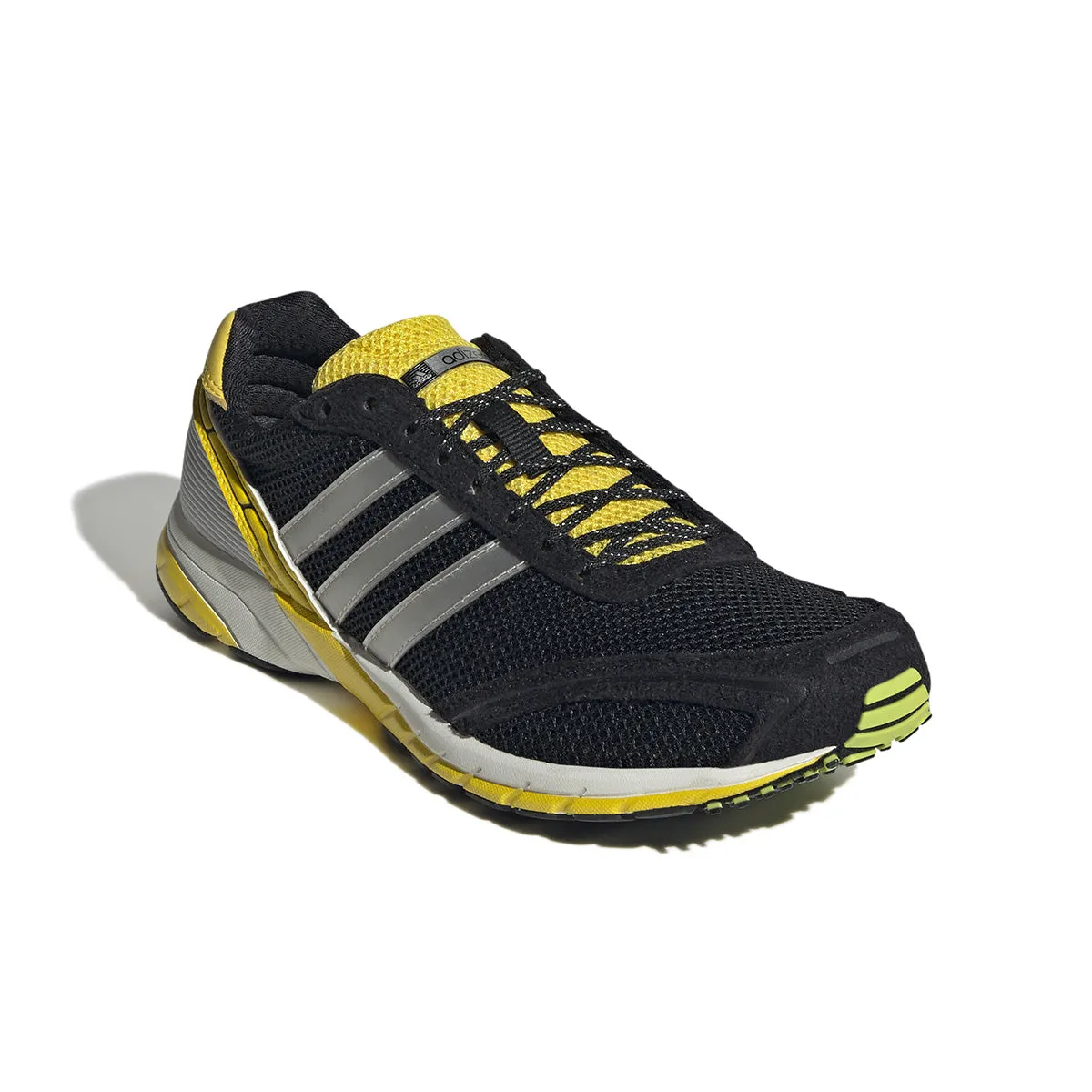 Wmns Adizero Adios OG 'Core Black Silver Yellow' Upgraded piece Shock-absorbent materials