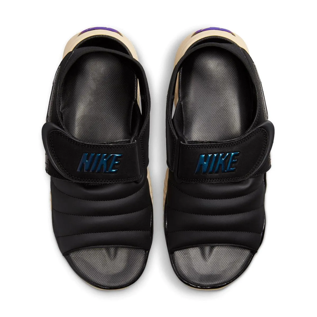 Wmns Air Adjust Force Sandal 'Black Vivid Purple' Animal Print cycling equipment