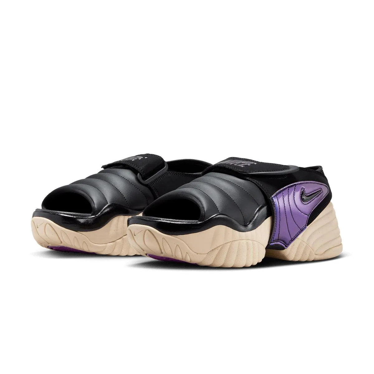 Alluring Wmns Air Adjust Force Sandal 'Black Vivid Purple'