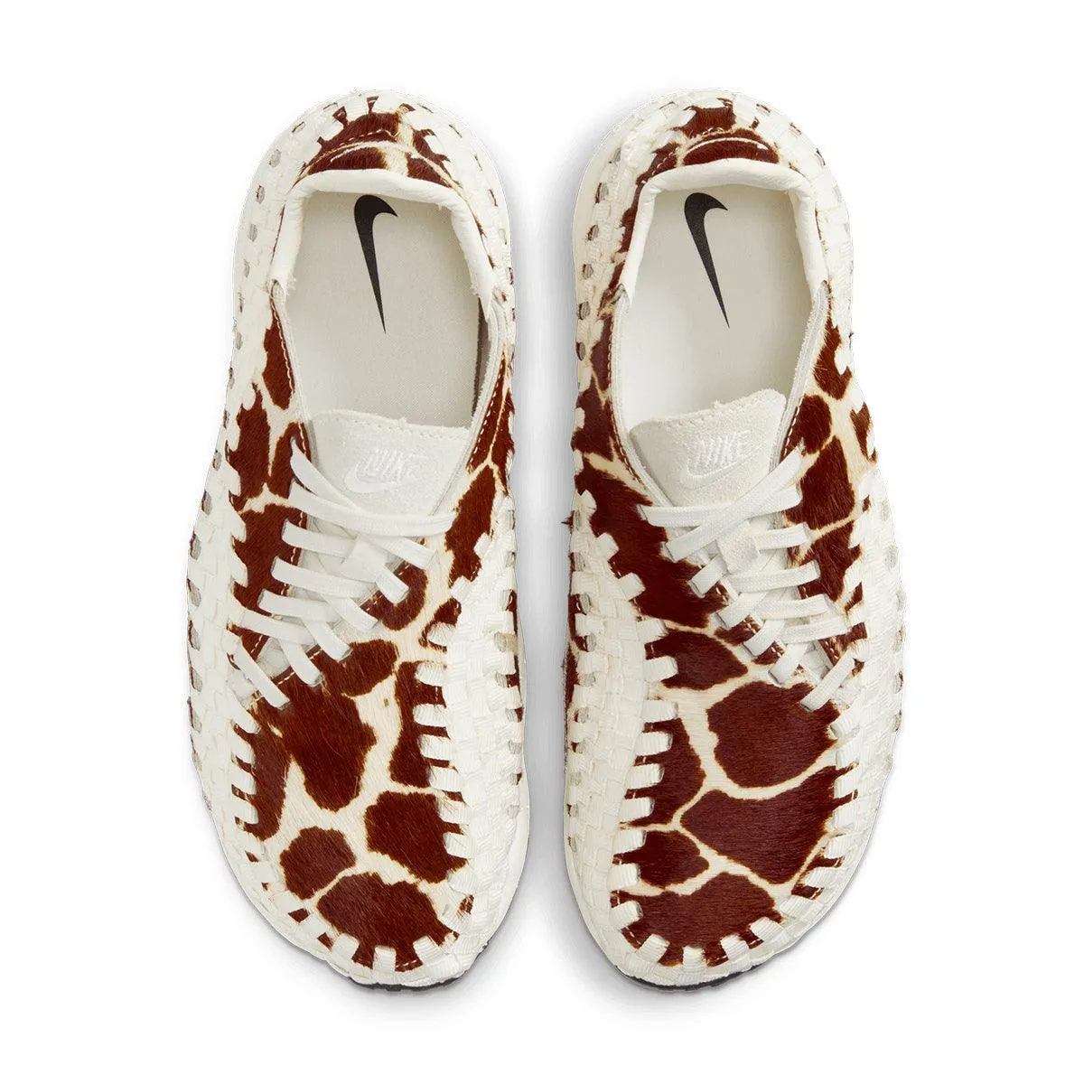Genuine home slippers Wmns Air Footscape Woven 'Cow Print'