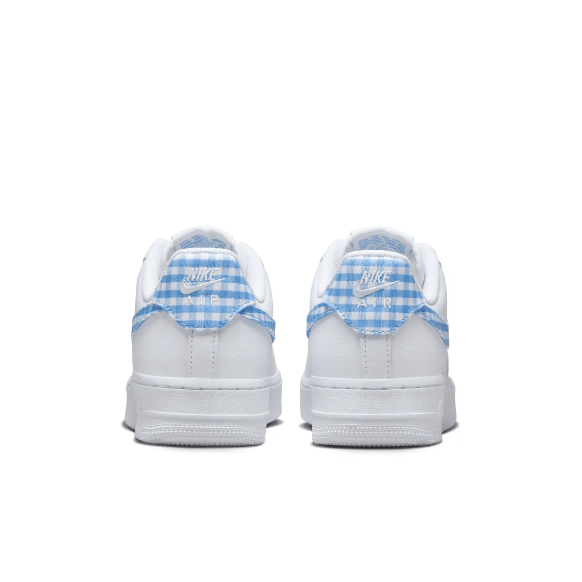 Wmns Air Force 1 ??07 'Gingham Blue' Padded