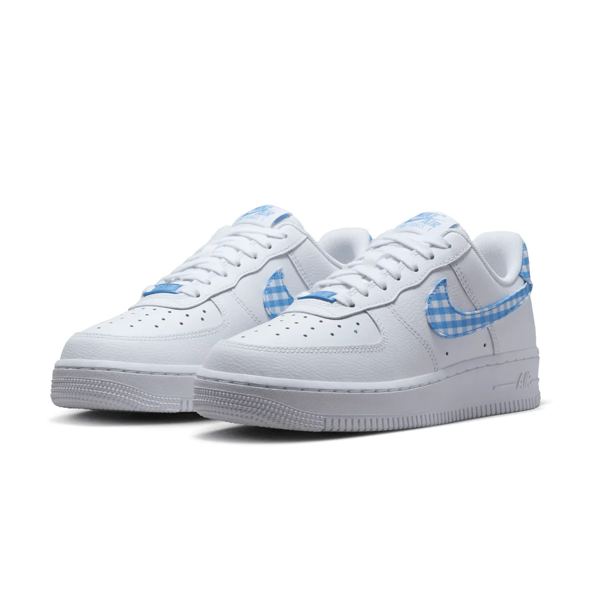 Wmns Air Force 1 ??07 'Gingham Blue' Sport Active