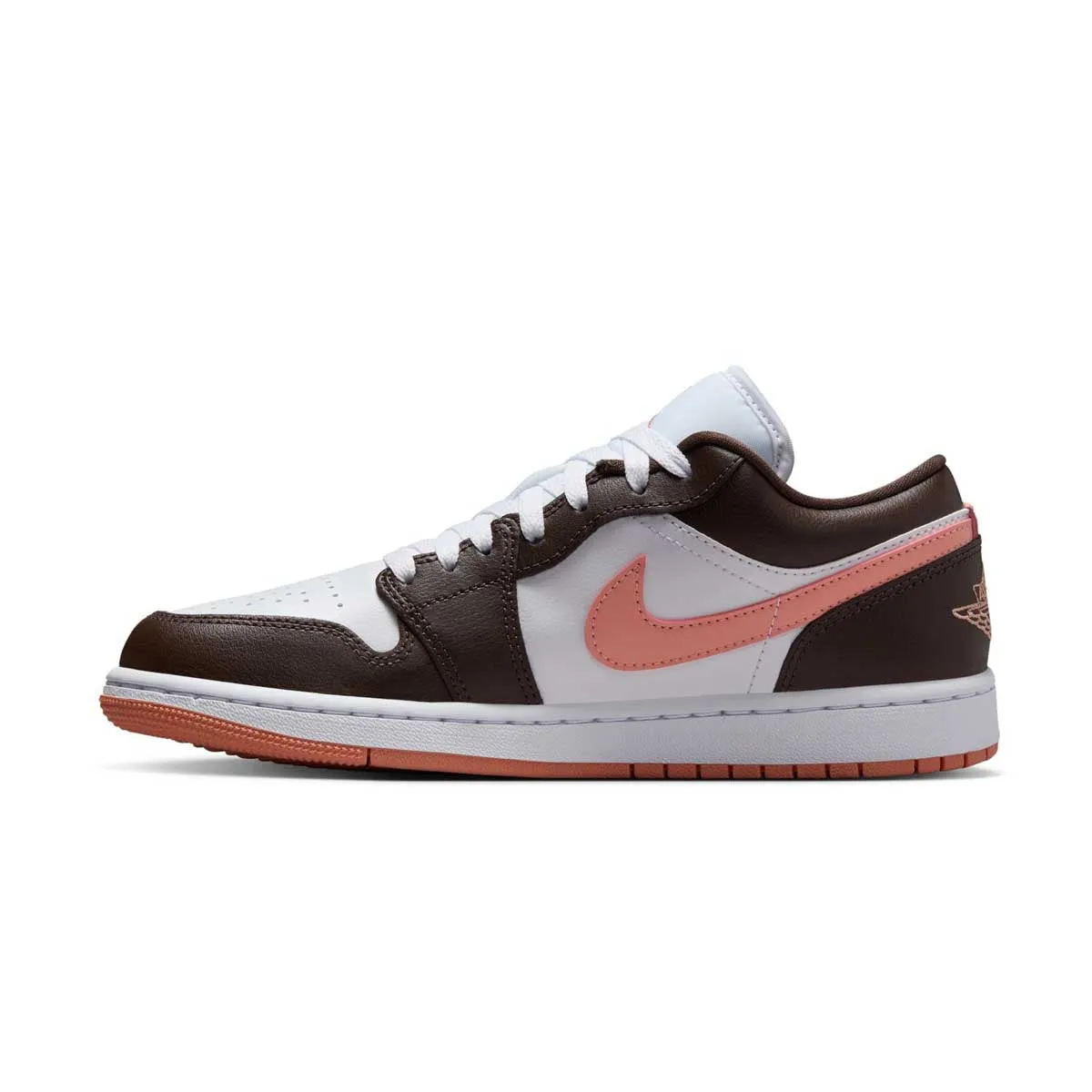 Quick piece Wmns Air Jordan 1 Low 'White Baroque Brown