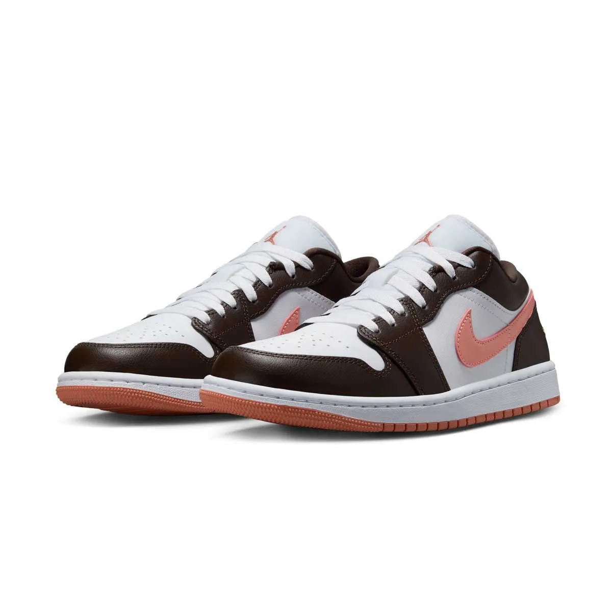 Wmns Air Jordan 1 Low 'White Baroque Brown enjoyable