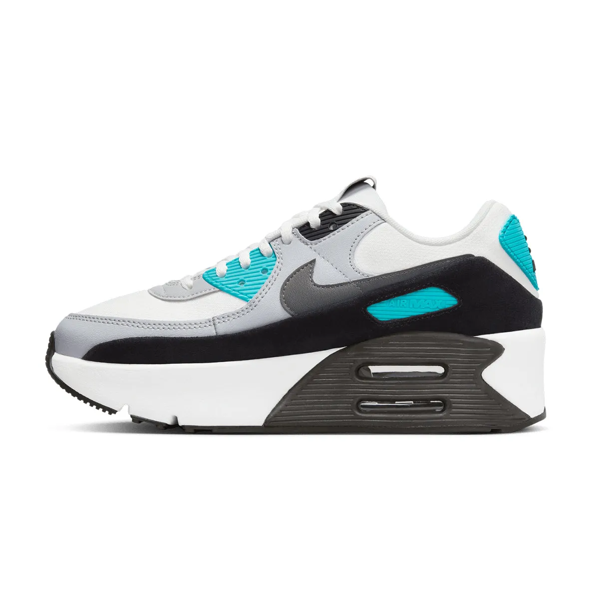Wmns Air Max 90 LV8 'Laser Blue' Stretchy Material