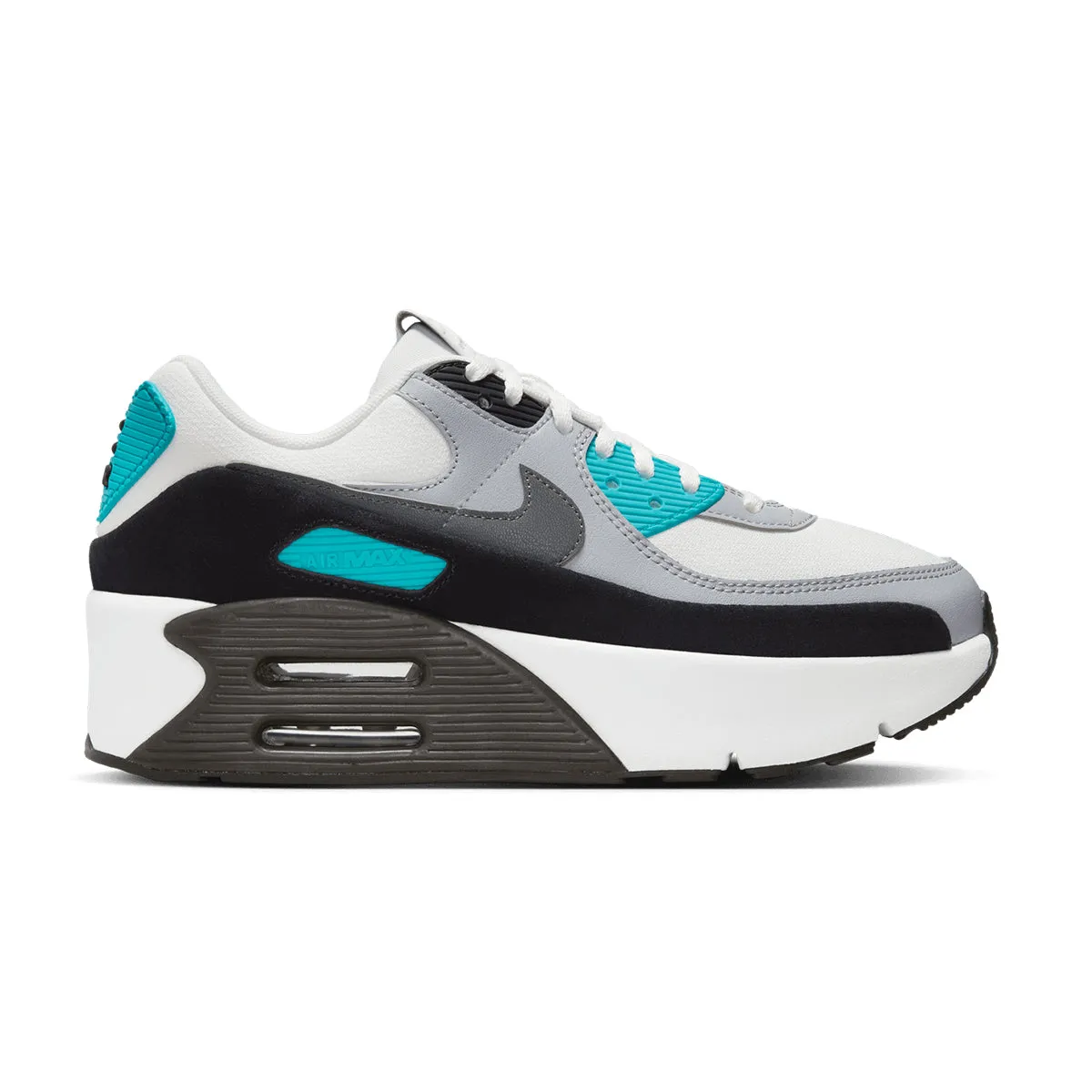 Wmns Air Max 90 LV8 'Laser Blue' Smart Chic Relaxed Fit