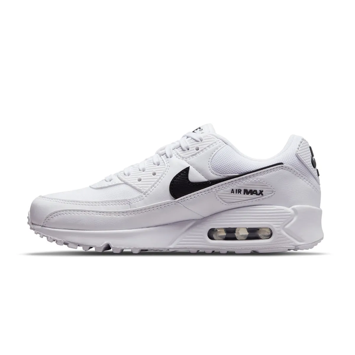 Wmns Air Max 90 'White Black' Chic Wear Sportswear