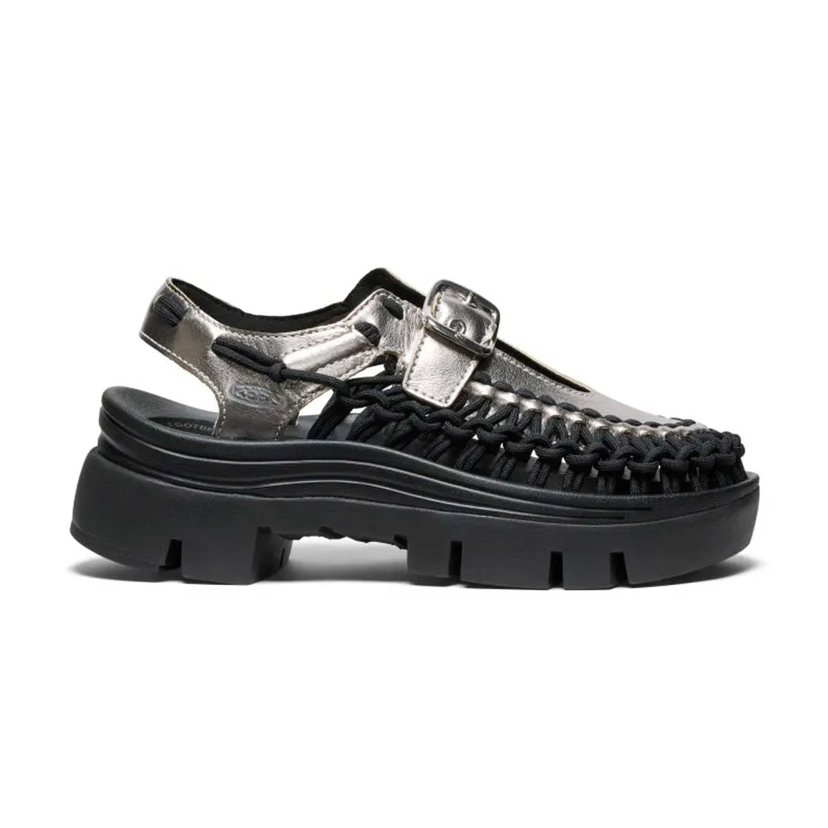 junior - style Wmns Platform Uneek Mary Jane 'Silver Black'