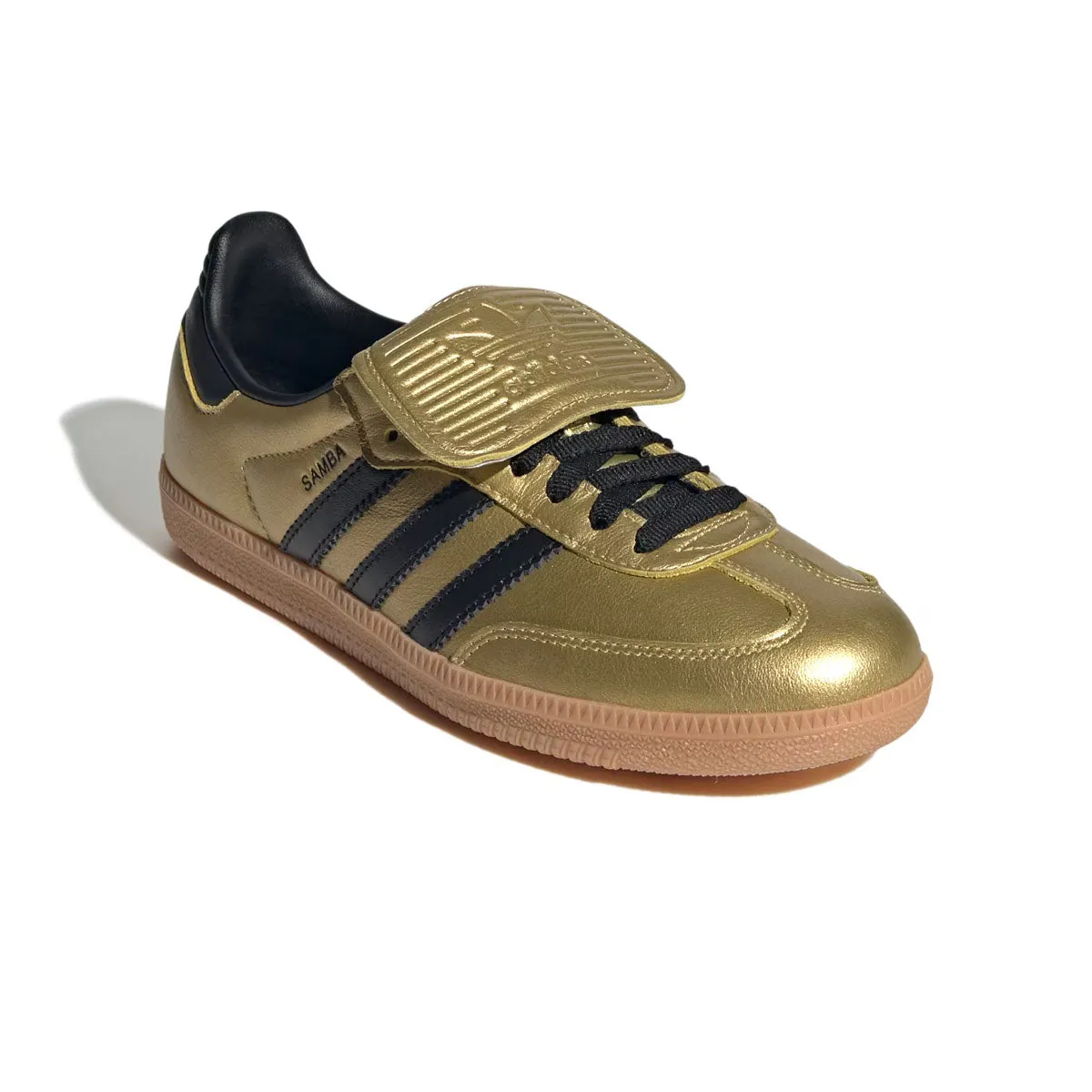 Wmns Samba Long Tongue 'Gold Metallic Black Gum' city - specific benefits