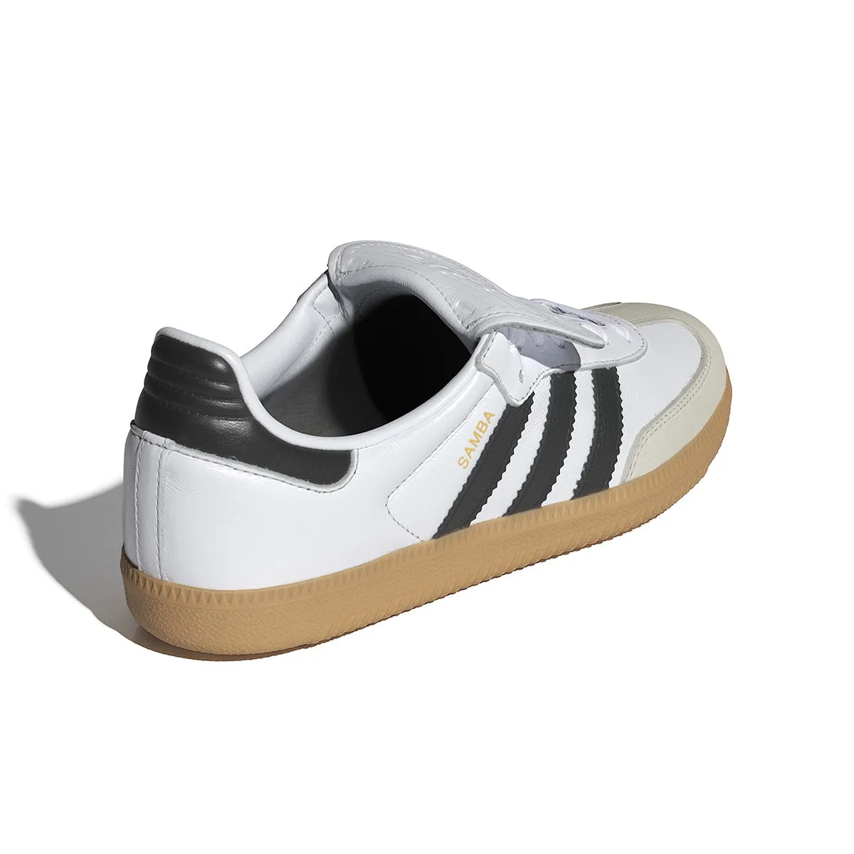 Wmns Samba LT 'White Black Gold Metallic' beach lovers' flip - flops