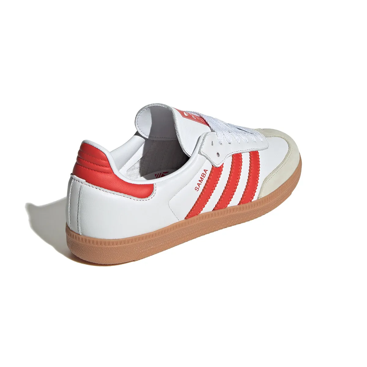Wmns Samba OG 'Cloud White Solar Red' Signature comfort lightest