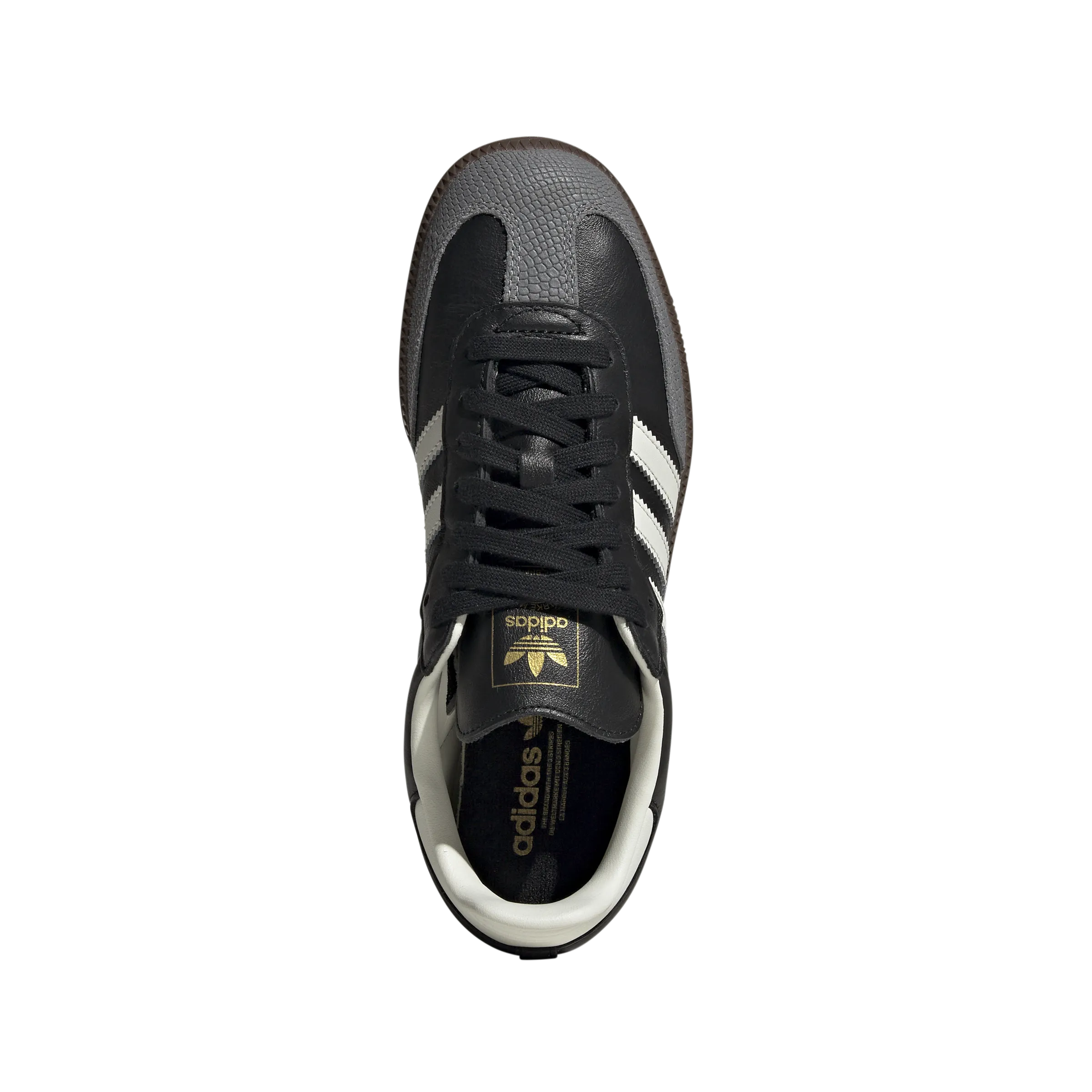 lace - up closure Wmns Samba OG 'Core Black off White'