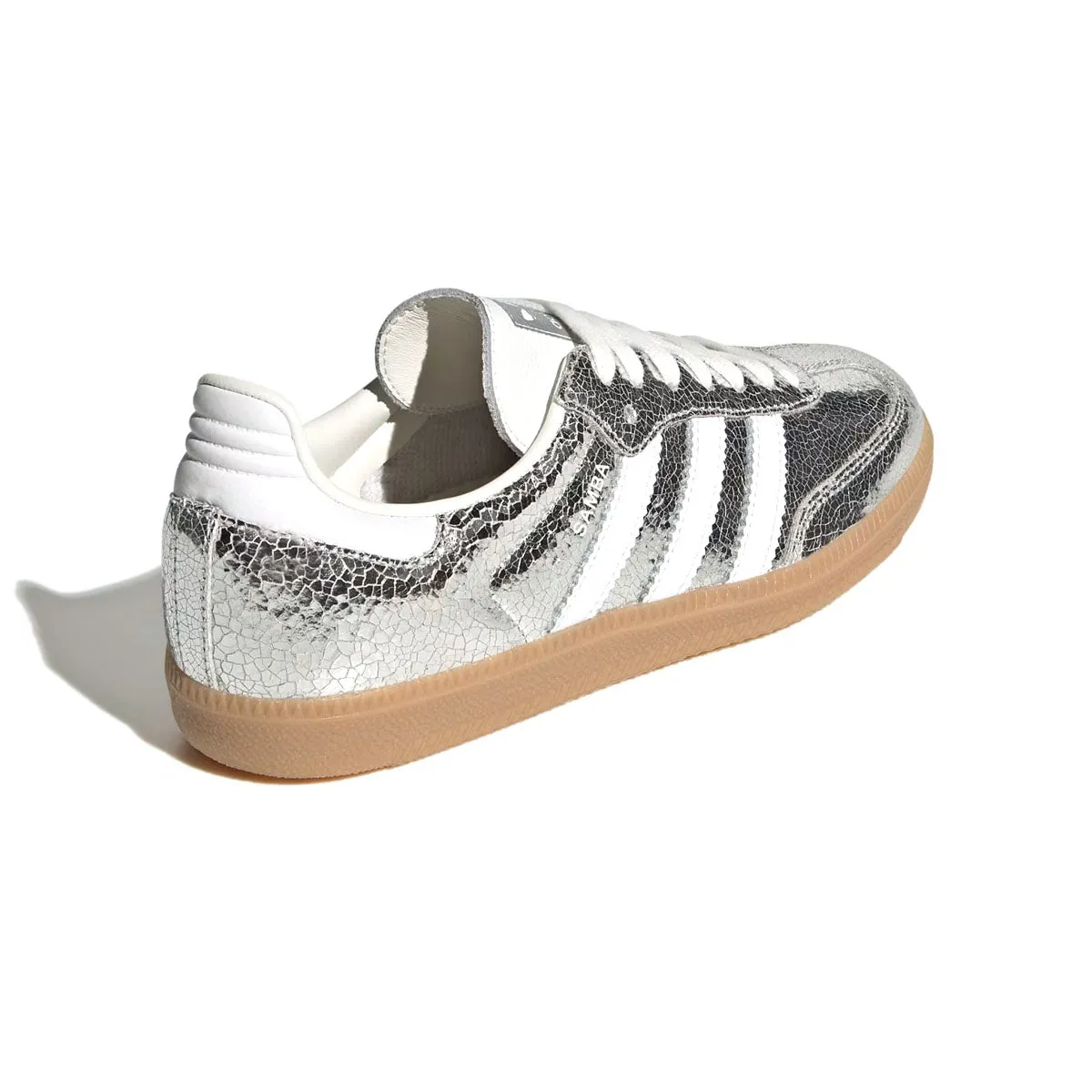 Wmns Samba OG 'Silver Metallic Cloud White' water - resistance - level football boots