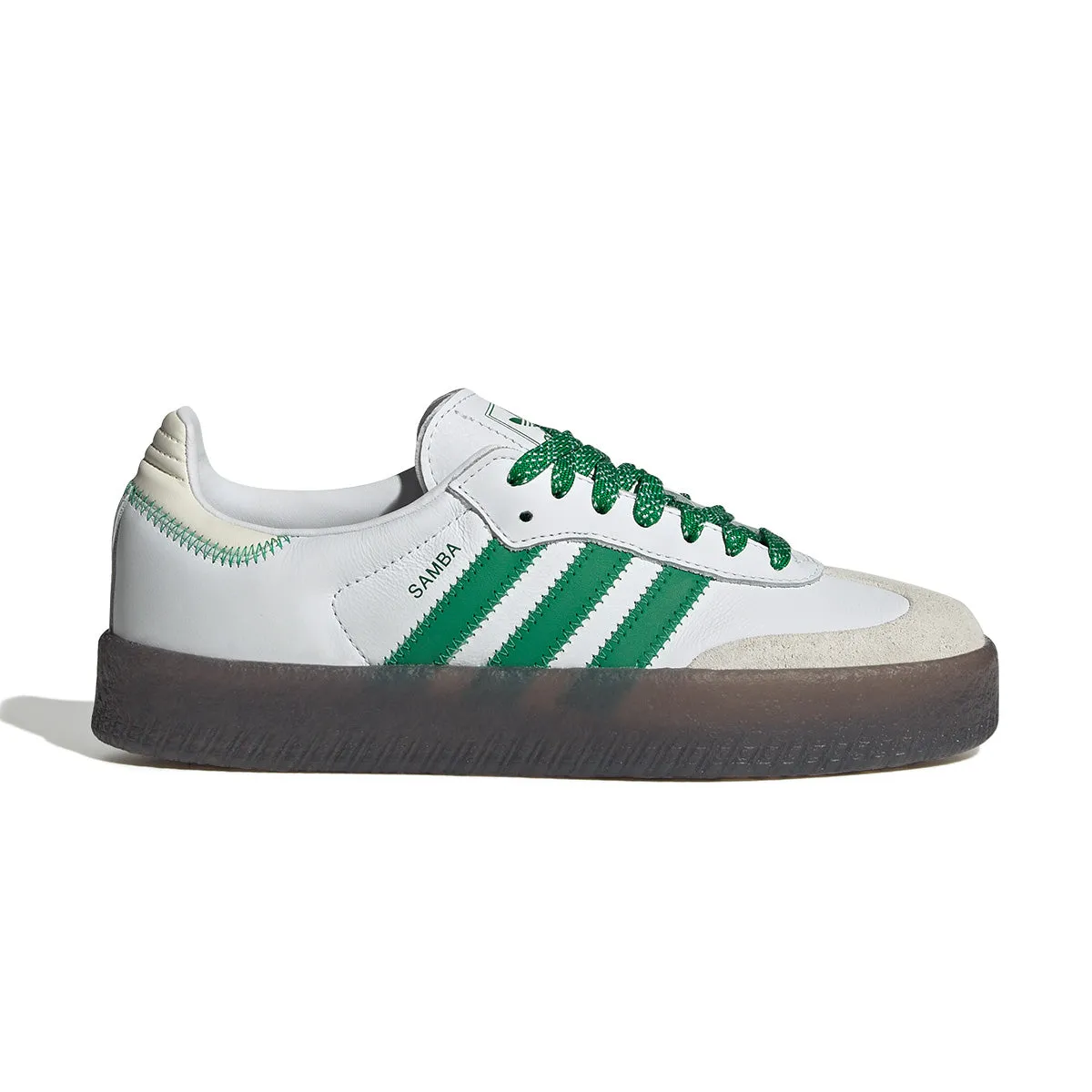 Wmns Sambae 'Cloud White Green' kids' small skaters'