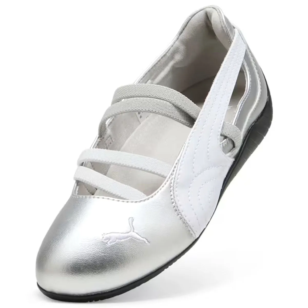 Wmns Speedcat Ballet 'Puma Silver White' Breathable Upper wide - fit