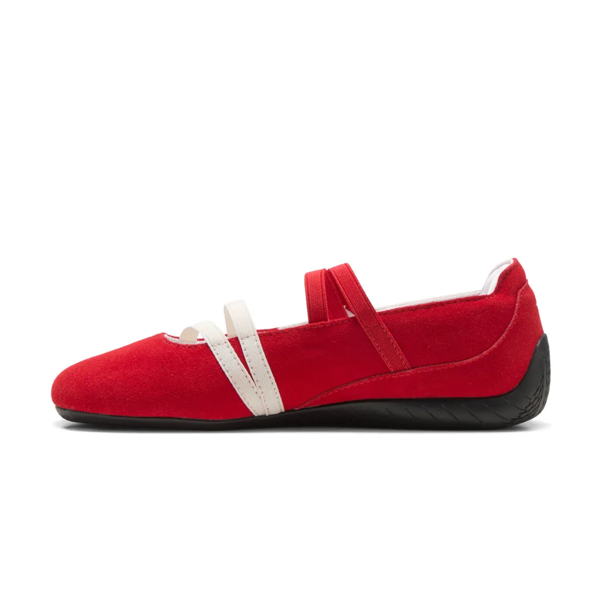 Structured chic Wmns Speedcat Ballet Suede 'For All Time Red'