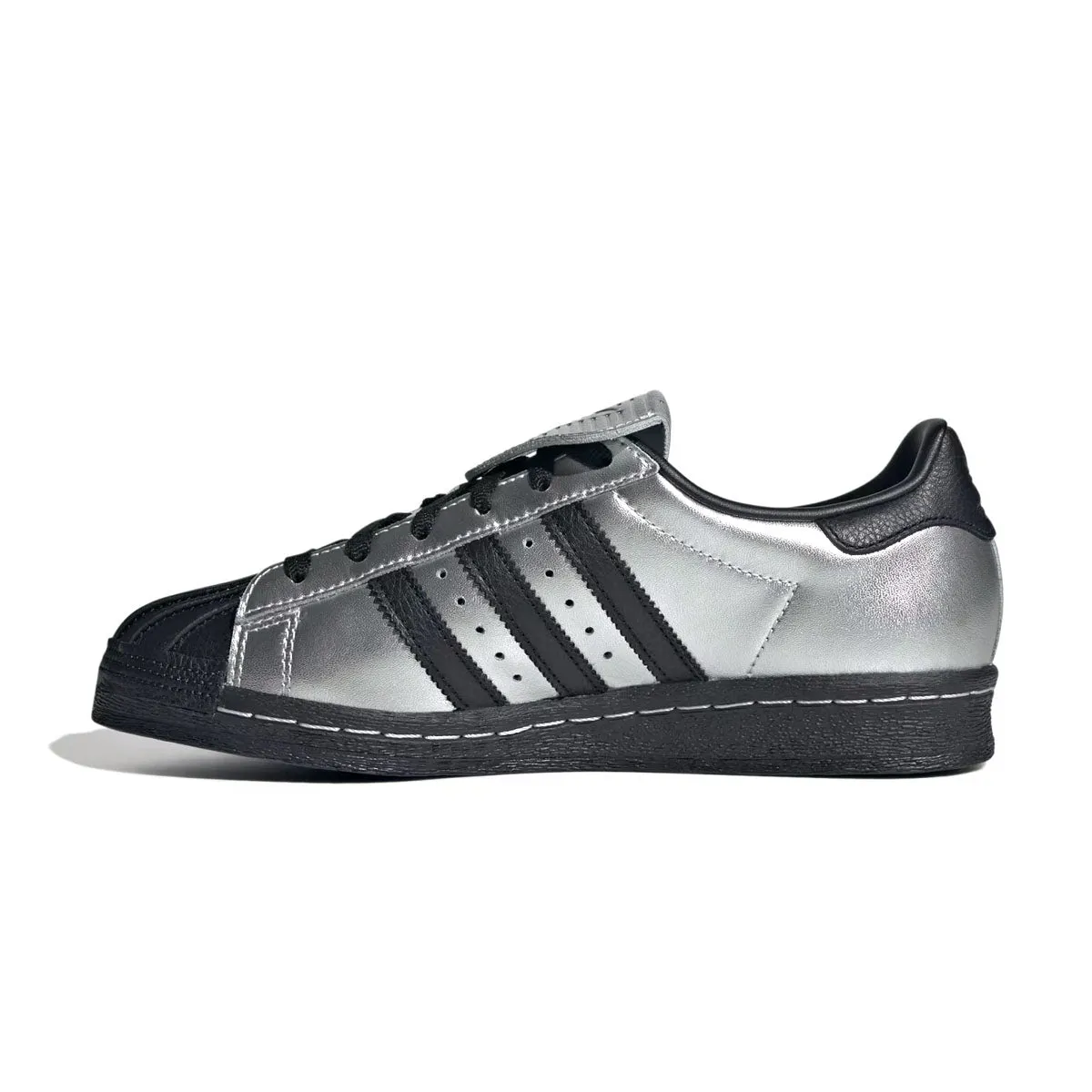brogues Sleek Wear Wmns Superstar 82 'Metallic Silver Black'
