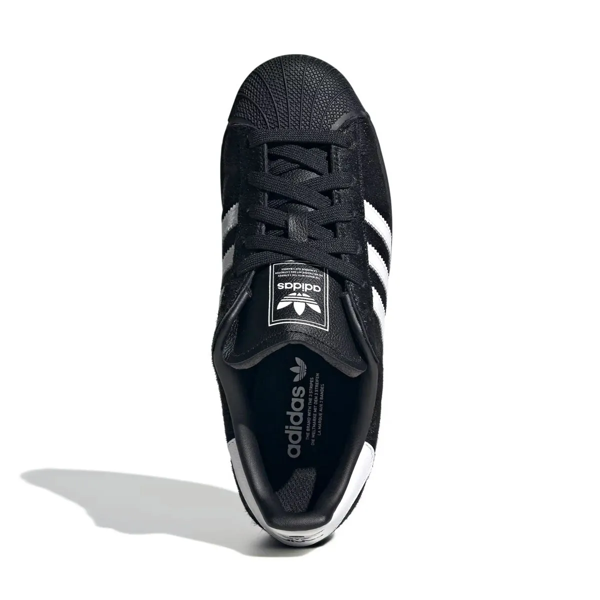 Wmns Superstar II 'Black Ponyhair' party - style Stylish grip