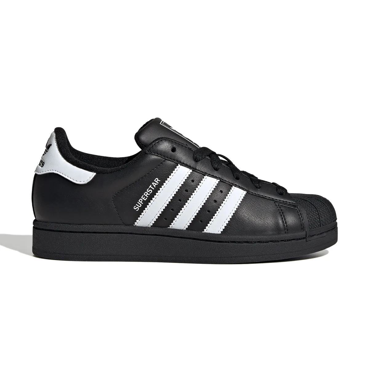 Soft Fabric Structured wear Wmns Superstar II  'Core Black White'
