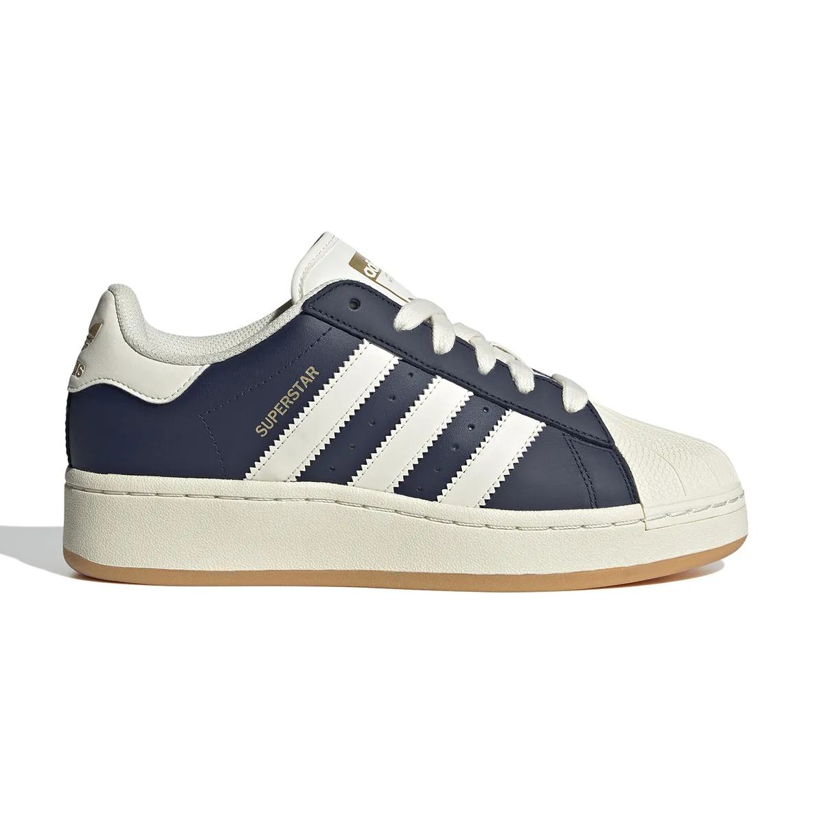 Wmns Superstar XLG 'Night Indigo Cream White' Refined performance
