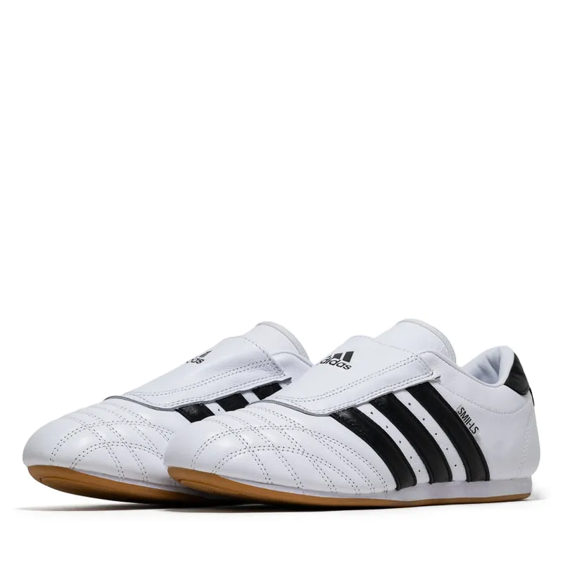 Women's Adidas Taekwondo - Cloud White/Core Black Odor Control Technology