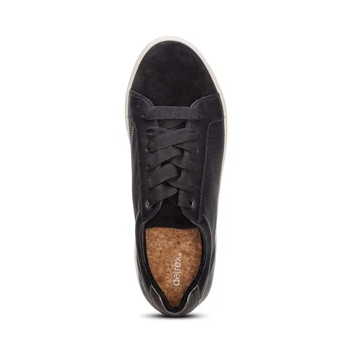 Womens Aetrex Courtney in Black No Fuss Fit