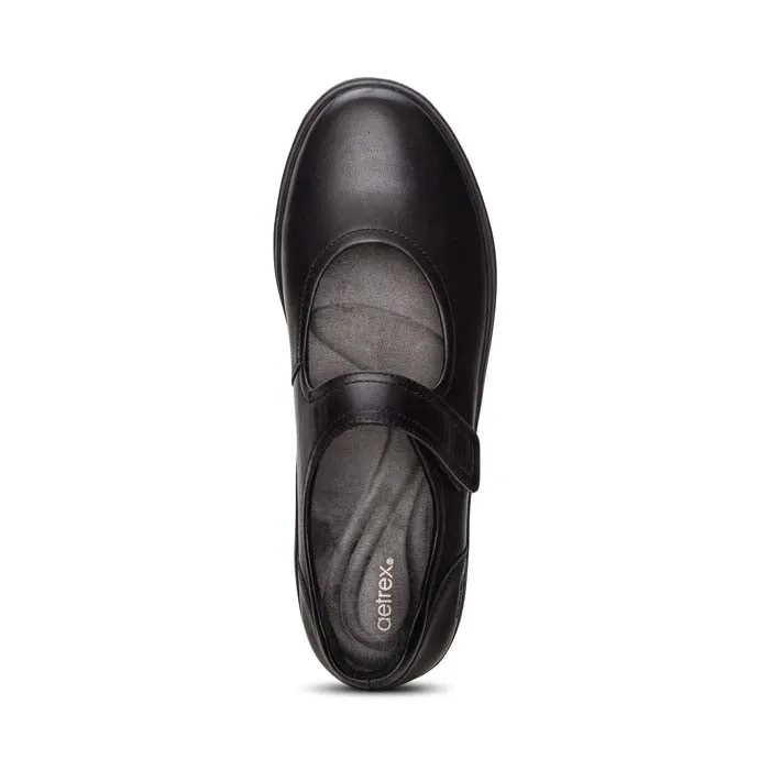 Comfortable Shoes Slip Easy Womens Aetrex Erica in Black