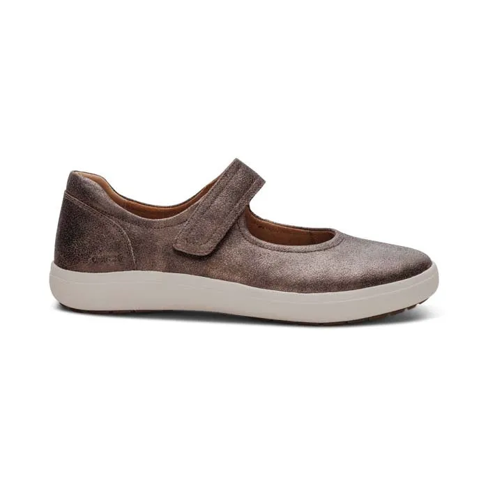 Womens Aetrex Erica in Bronze Fashion-Ready Pure Function