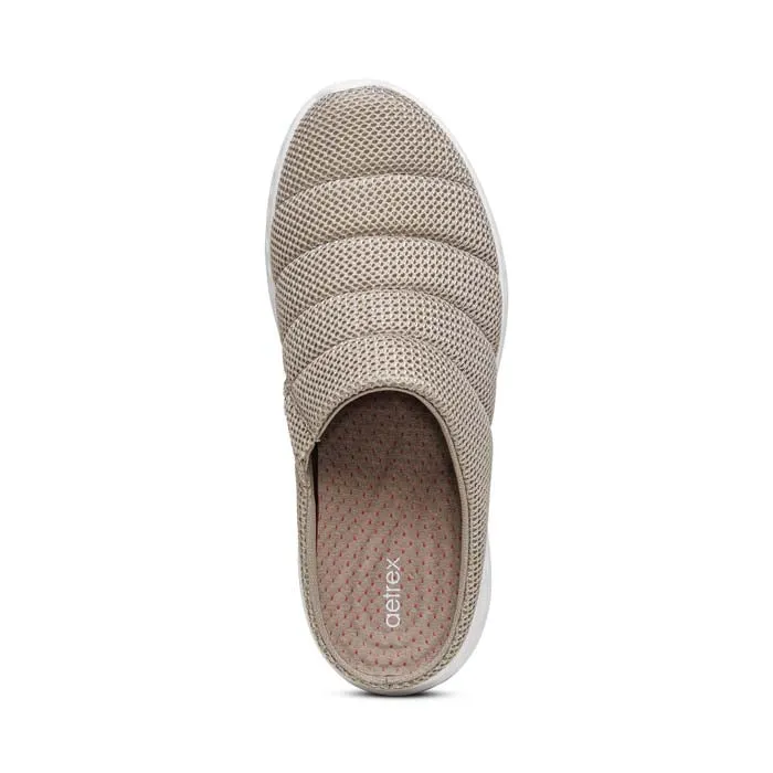 Flexible Fabric Womens Aetrex Harley in Taupe