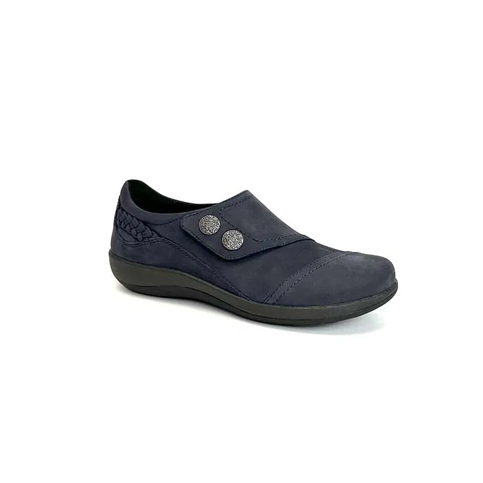 Womens Aetrex Karina in Navy Farm Jog