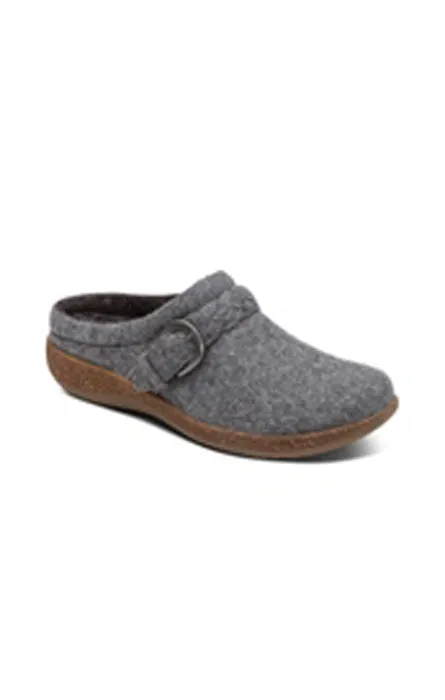 Womens Aetrex Libby Wool Grey day trip