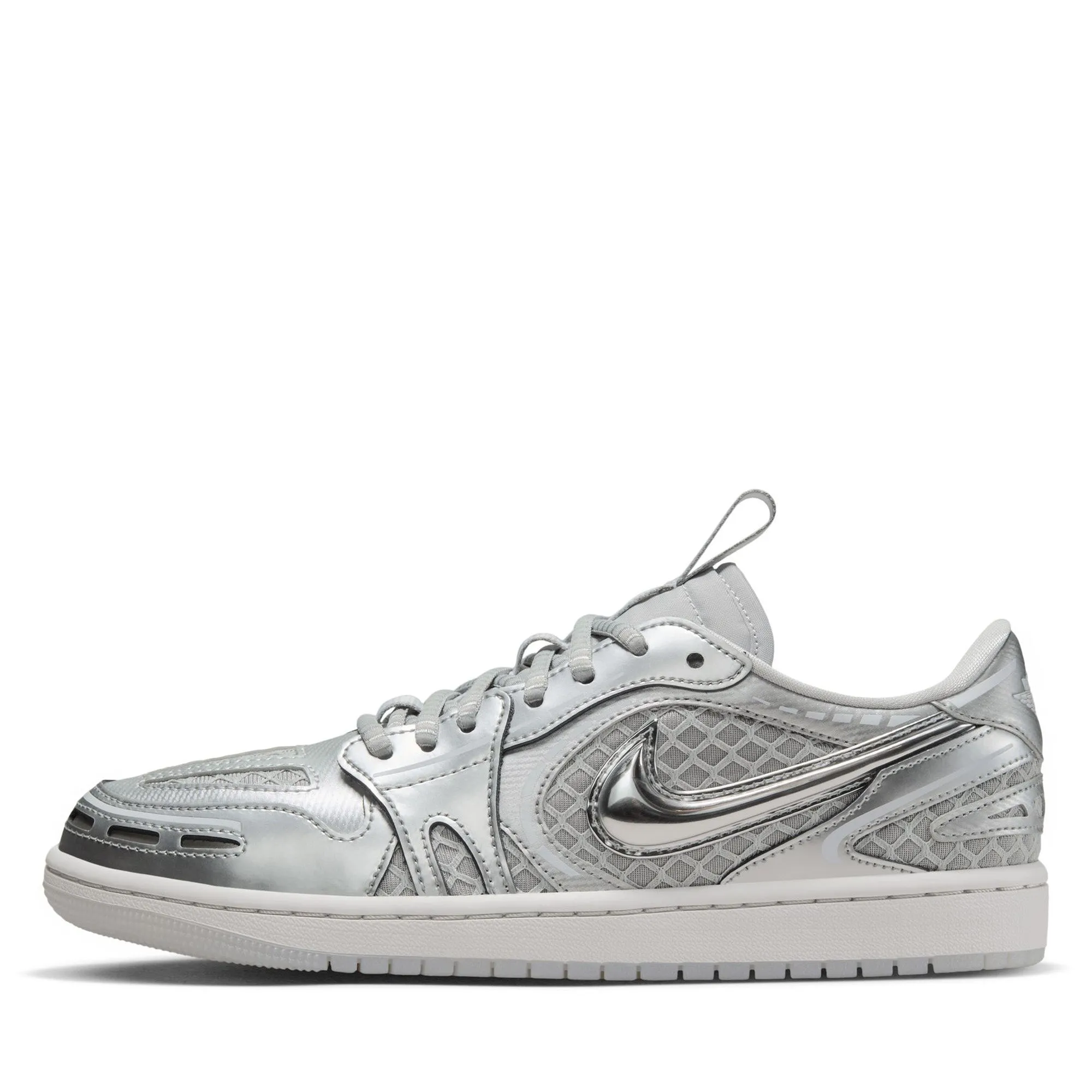 Cushion Boost Women's Air Jordan 1 Low Method of Make V3 - Neutral Grey/Metallic Silver