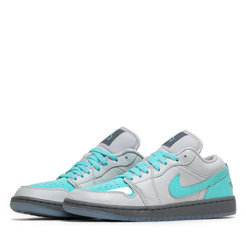 fitness goals Boost Comfort Women's Air Jordan 1 Low SE - Photon Dust/Aurora Green