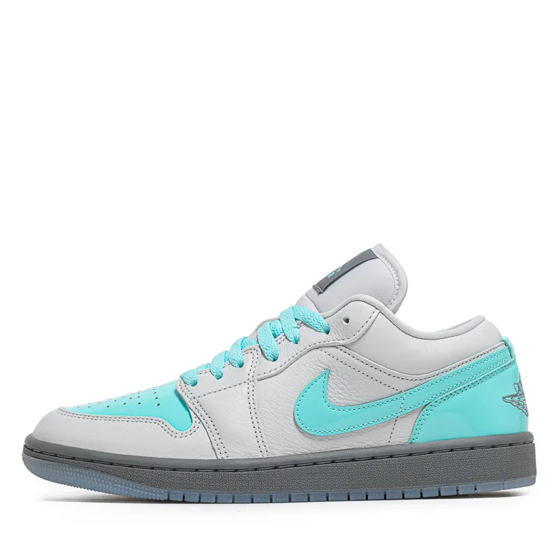 Women's Air Jordan 1 Low SE - Photon Dust/Aurora Green Neutral Walk Trend-setting