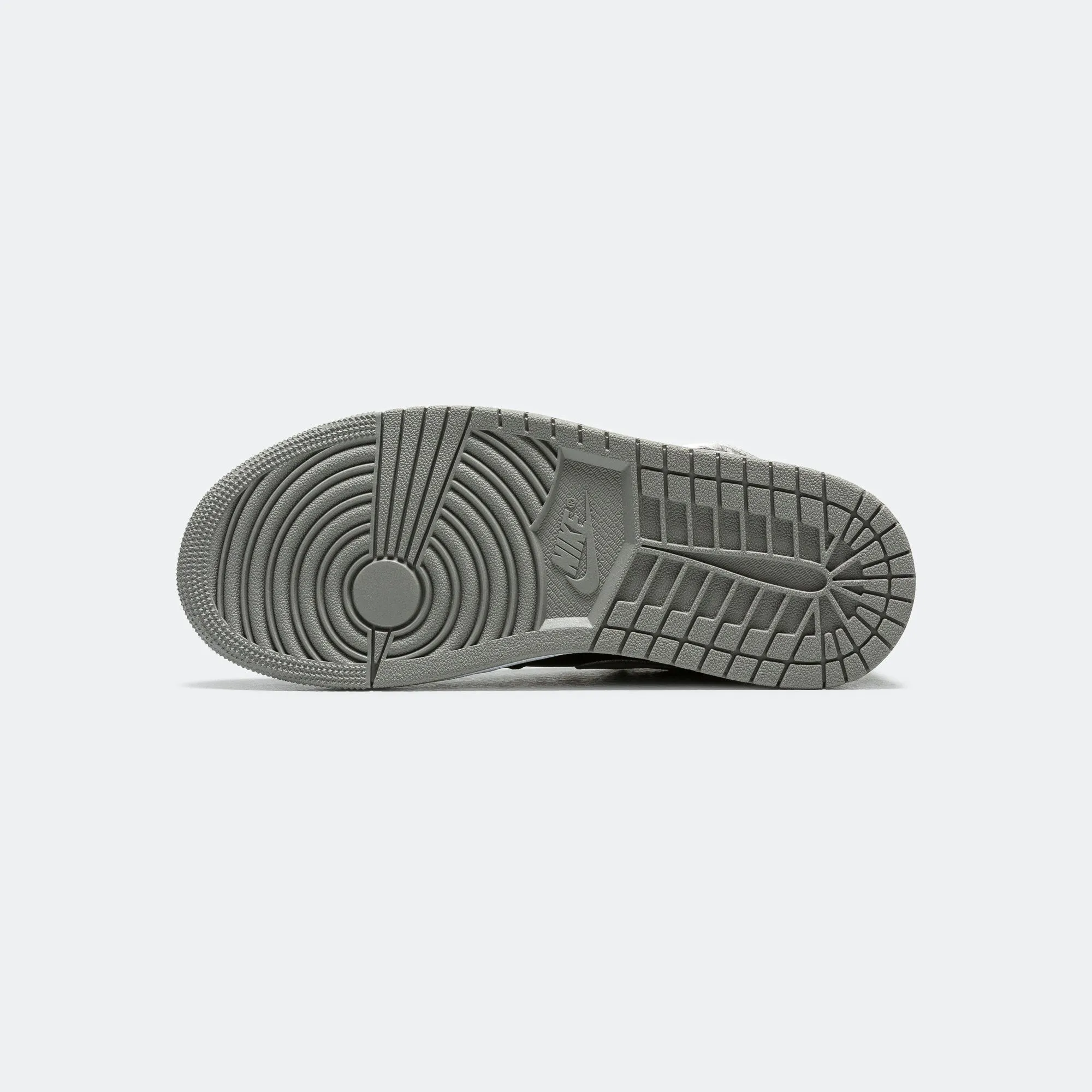 Womens Air Jordan 1 Retro - Black/Medium Grey-White Fitness Runner Active Flex